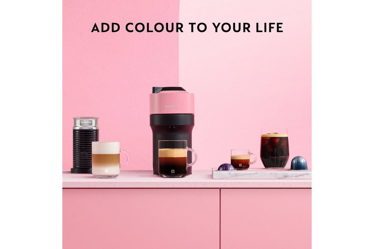 Nespresso Vertuo Pop Coffee Machine by De'Longhi | ENV90.P | Pink-6