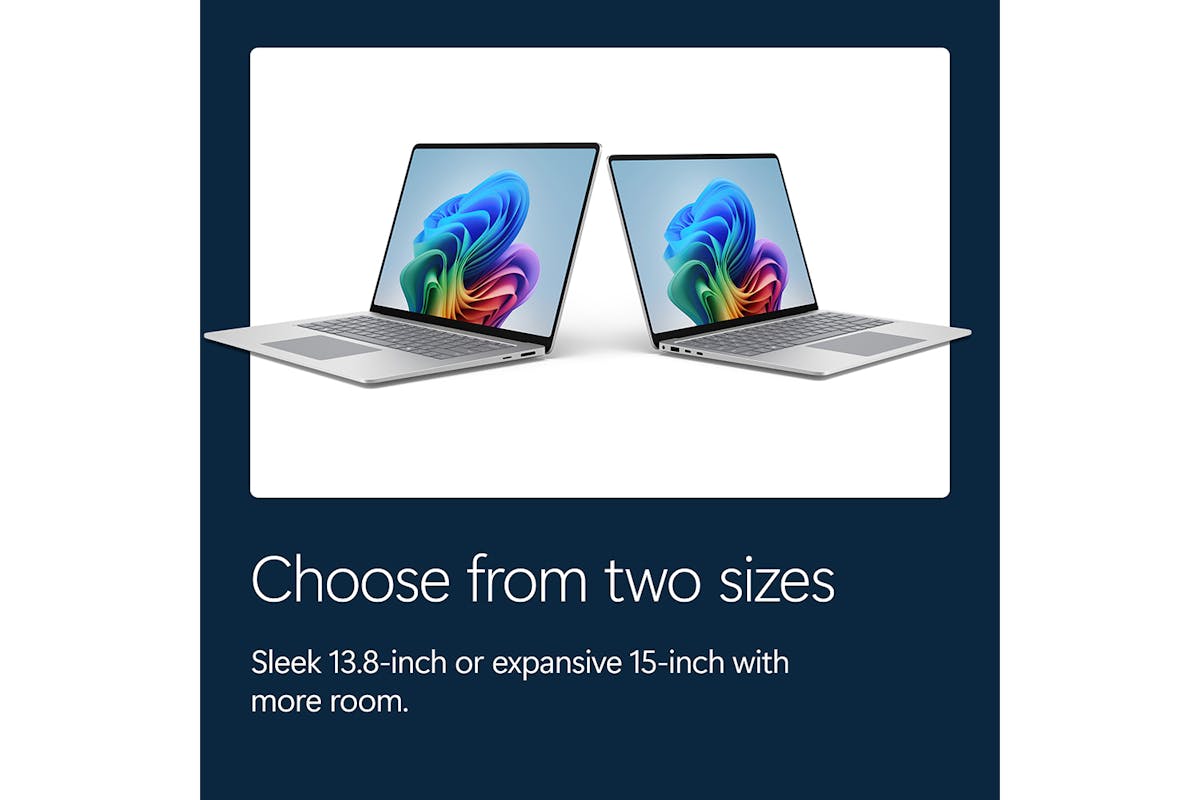 Microsoft Surface 15" Laptop Snapdragon X2 Plus  (10 Core) | 16GB | 512GB | Qualcomm Adreno | Platinum-14