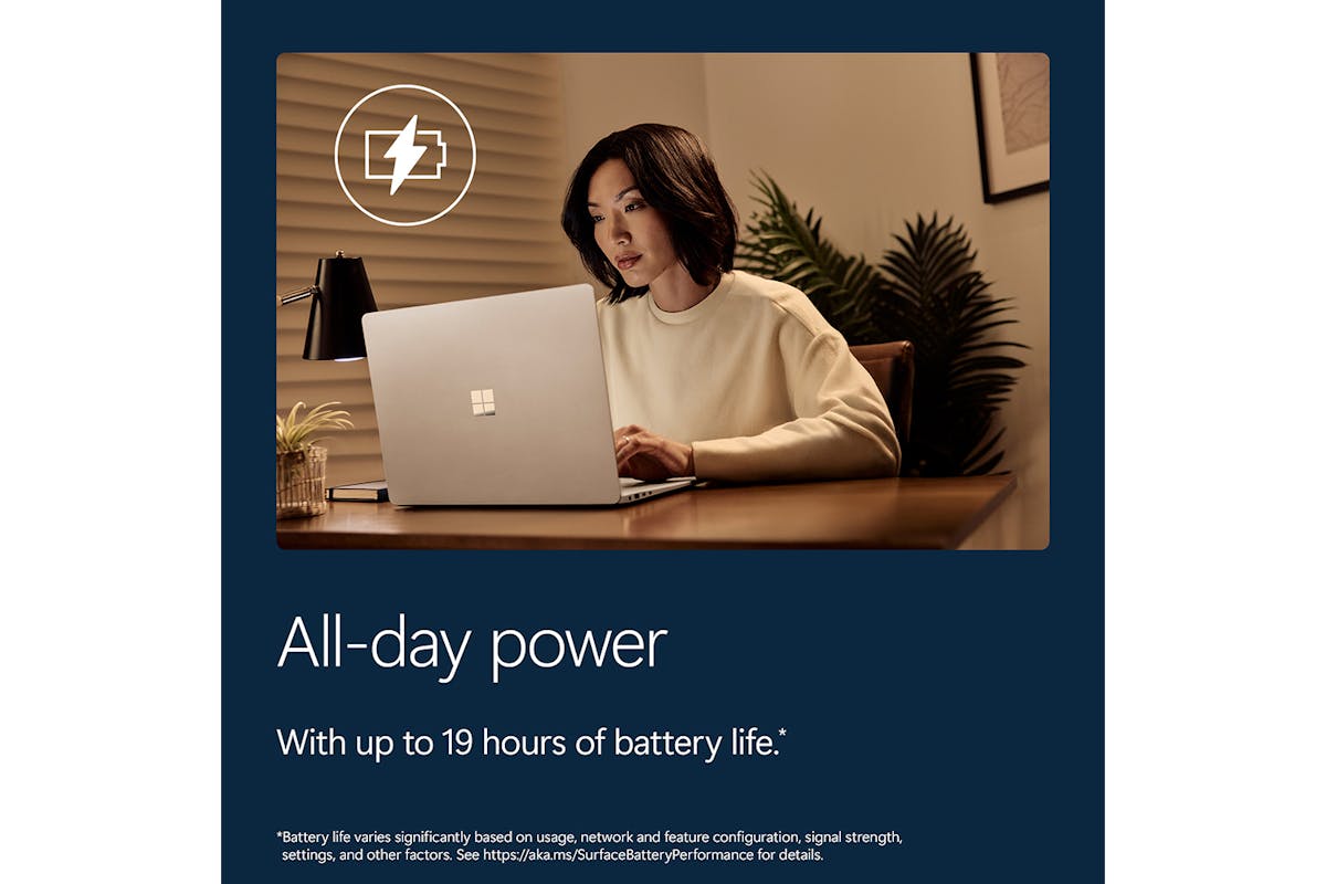 Microsoft Surface 15" Laptop Snapdragon X2 Plus  (10 Core) | 16GB | 512GB | Qualcomm Adreno | Platinum-9