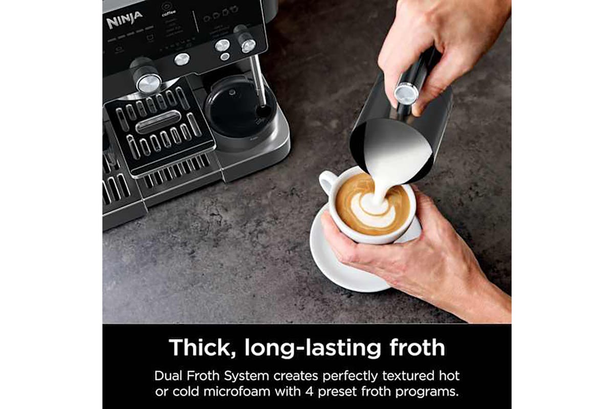 Ninja Luxe Cafe Premier Espresso Coffee Machine | ES601UKBK-6