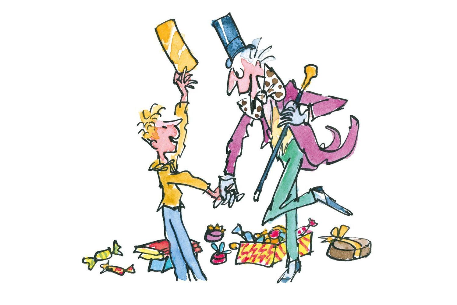 E Theme Notecards - Roald Dahl Classic Characters - Notecards Wallets-4
