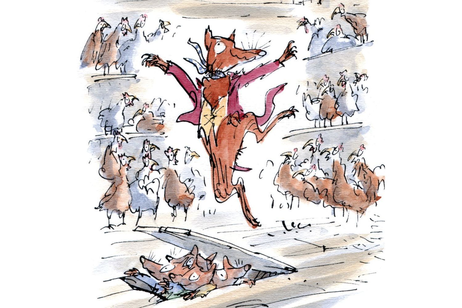 E Theme Notecards - Roald Dahl Classic Characters - Notecards Wallets-5