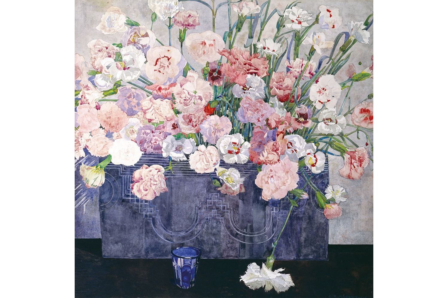 E Theme Notecards - Charles Rennie Mackintosh Florals - Notecards Wallets-4