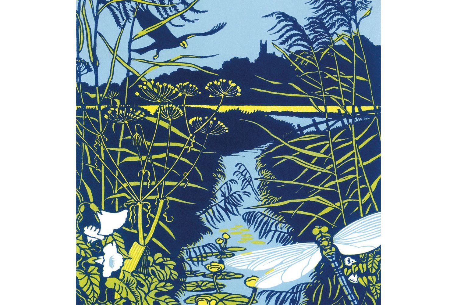 E Theme Notecards - Landscape Linocuts - Notecards Wallets-4