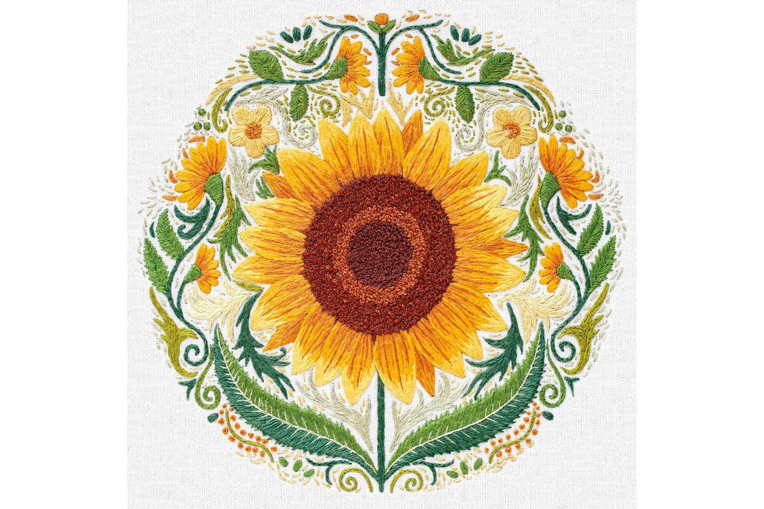 E Theme Notecards - Embroidery - Notecards Wallets-5