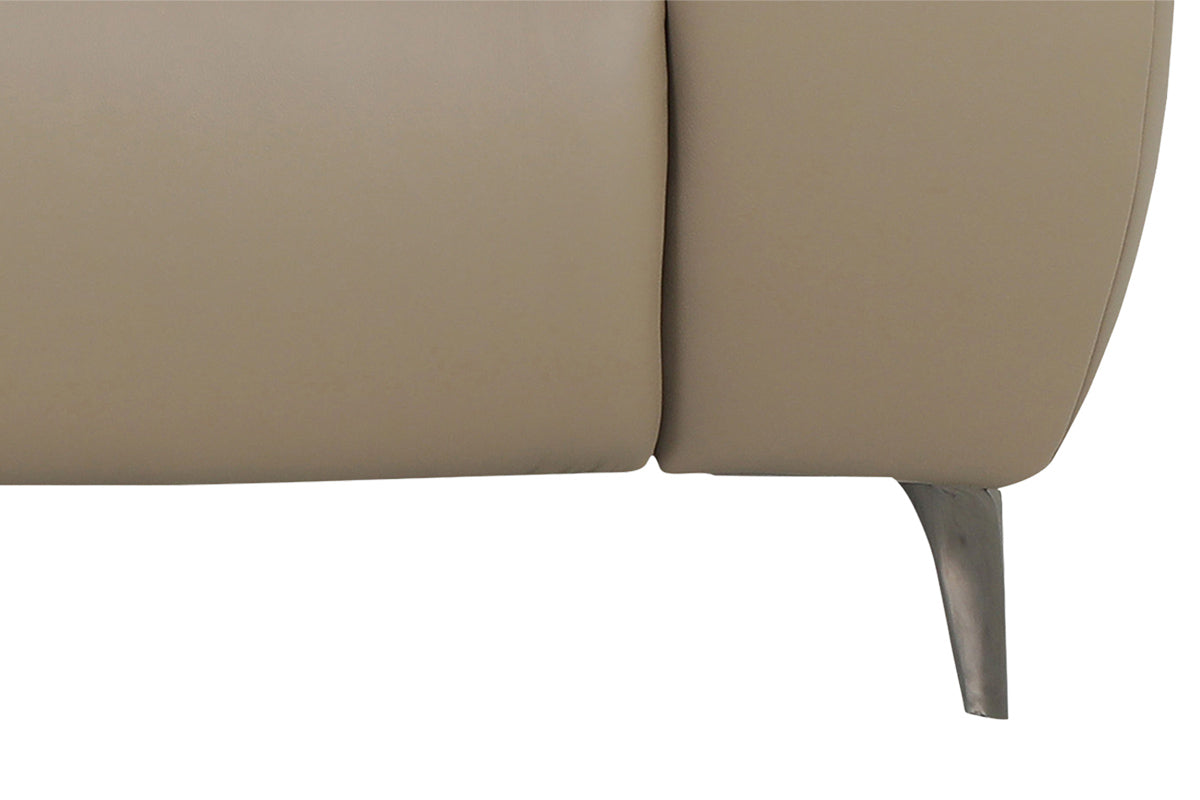 Evelyn 2.5 Seater Sofa | Power Recliner | Leather | Taupe-7