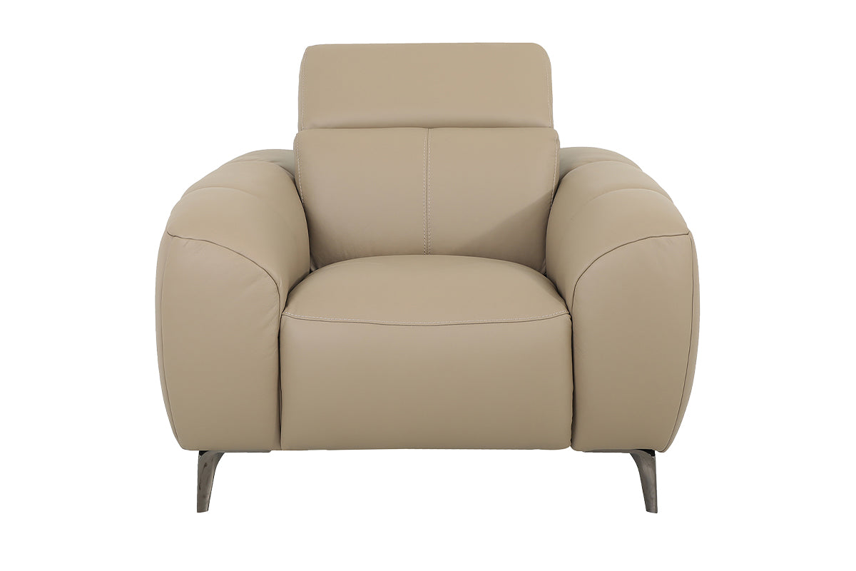 Evelyn Armchair | Power Recliner | Leather | Taupe