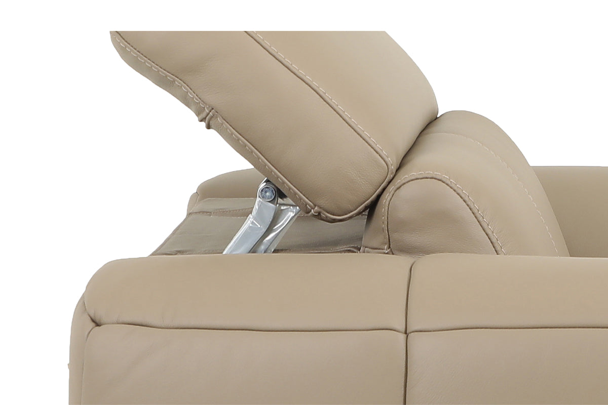 Evelyn Armchair | Power Recliner | Leather | Taupe-8