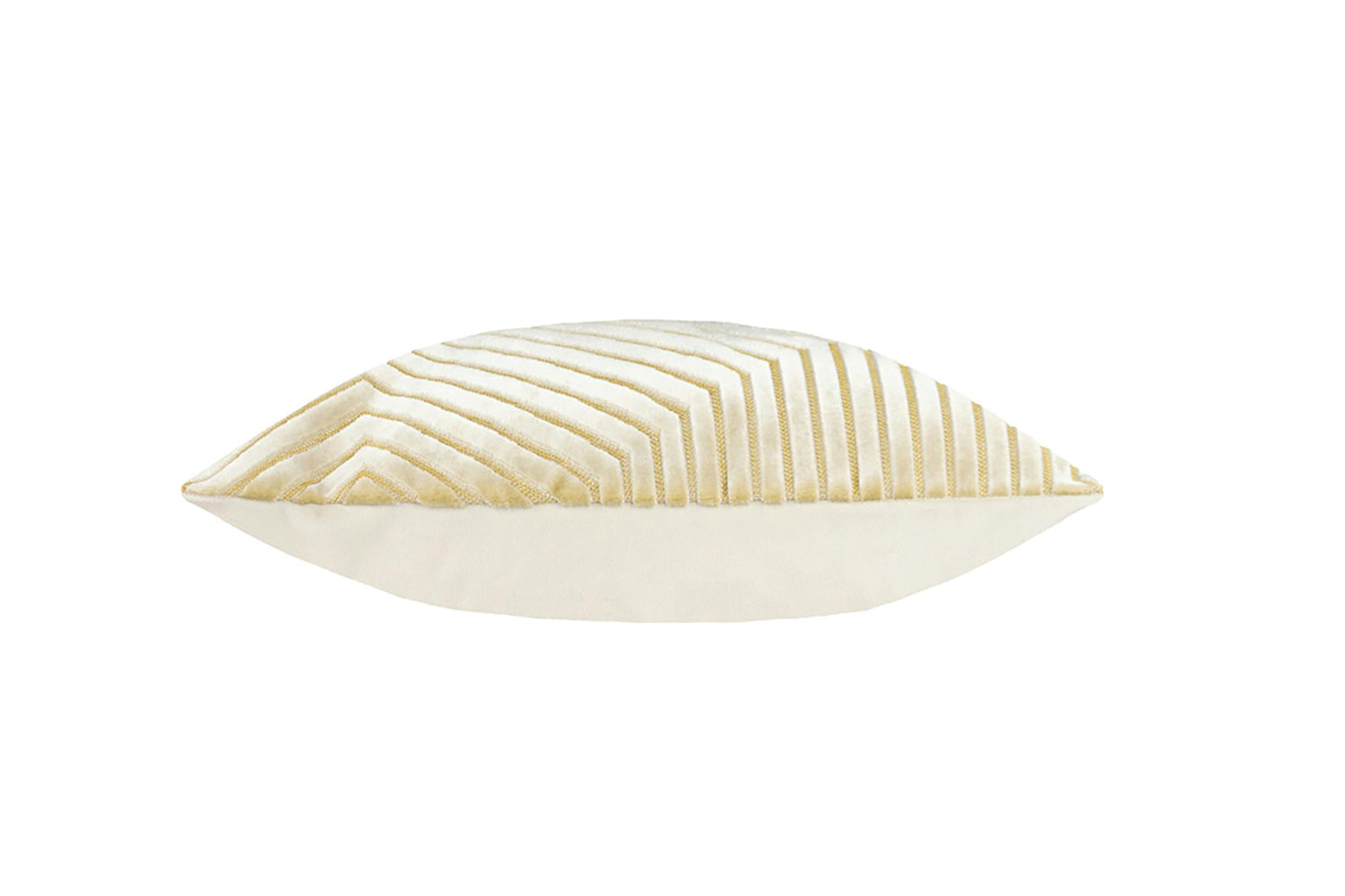 Evoke Feather Cushion | Ivory/Gold | 45 x 45 cm-5