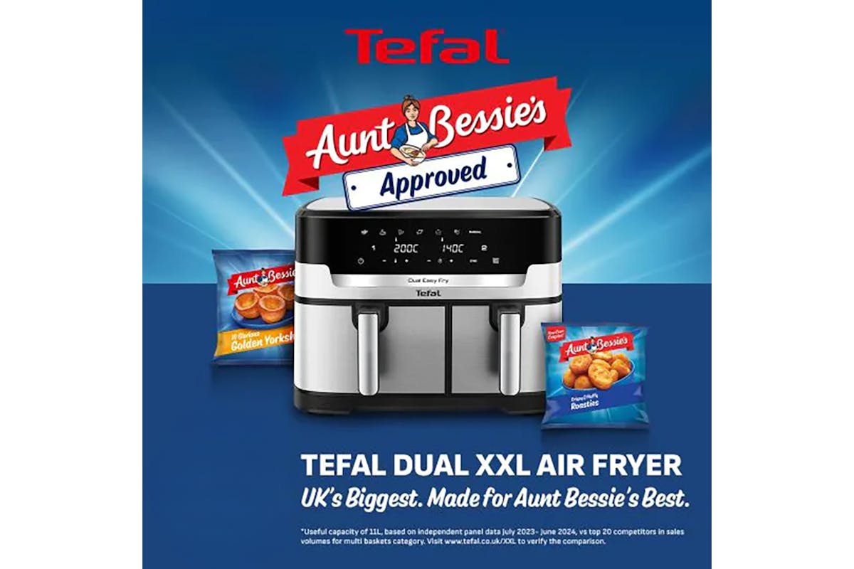 Tefal 11L Easy Fry Dual XXL Air Fryer | EY942DG1 | Stainless Steel-2