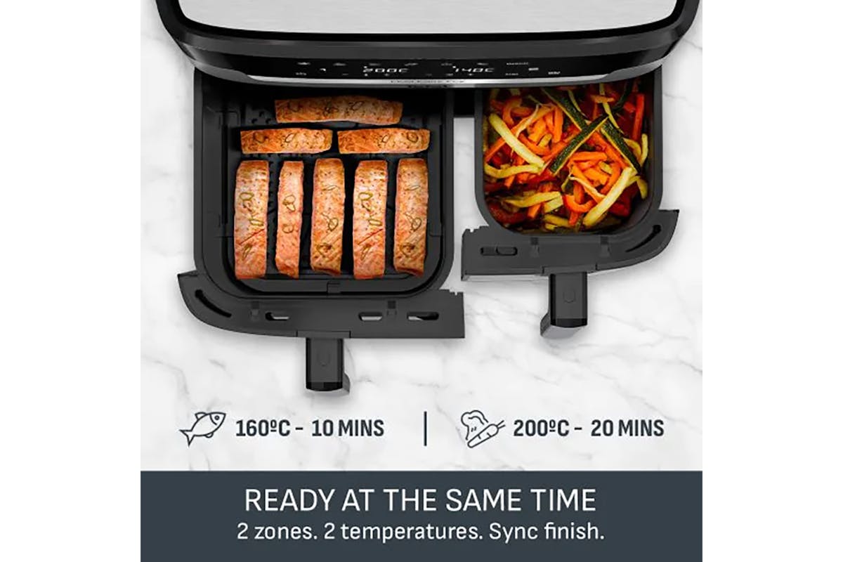 Tefal 11L Easy Fry Dual XXL Air Fryer | EY942DG1 | Stainless Steel-5