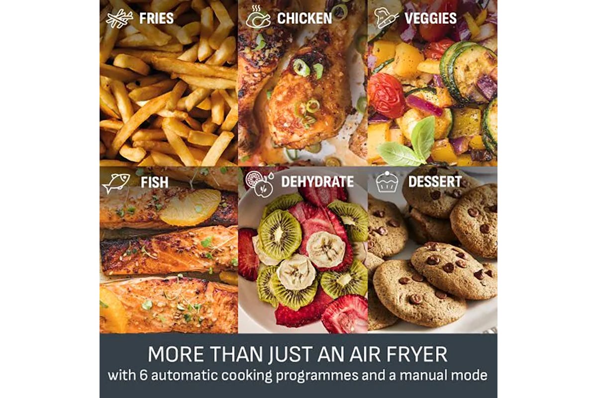 Tefal 11L Easy Fry Dual XXL Air Fryer | EY942DG1 | Stainless Steel-8