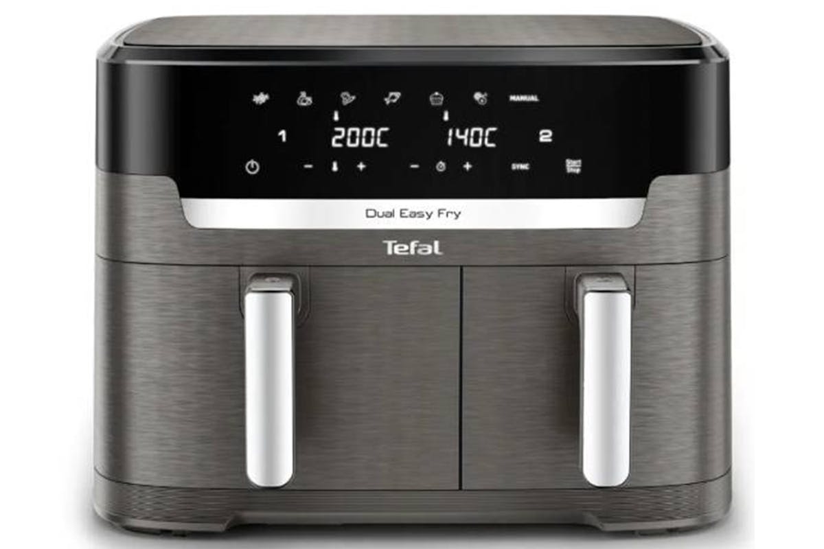 Tefal 11L Easy Fry Dual XXL Air Fryer | EY942HG0 | Charcoal Grey