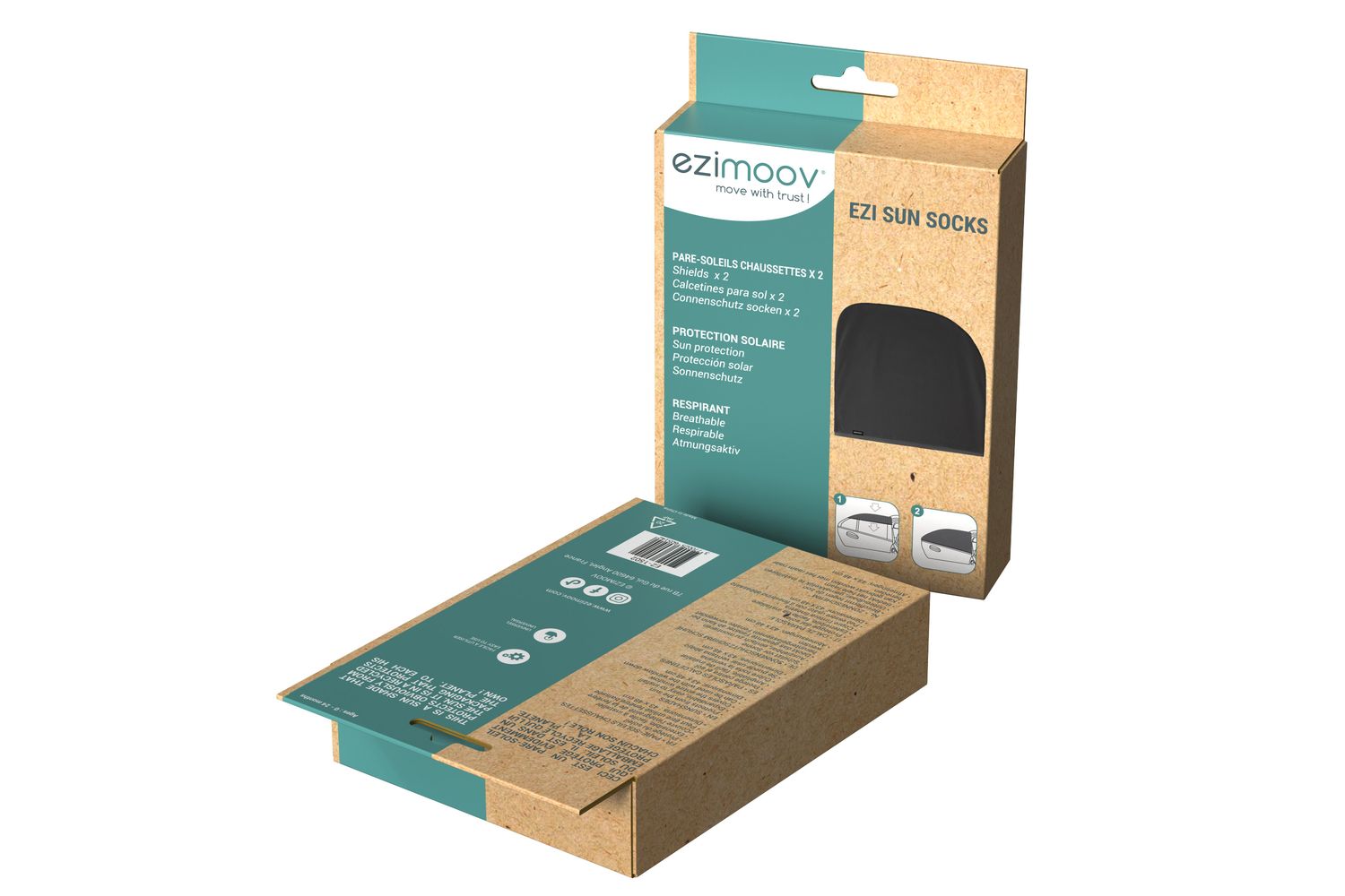 Ezi Roller Blind Sun Shade X 2-8