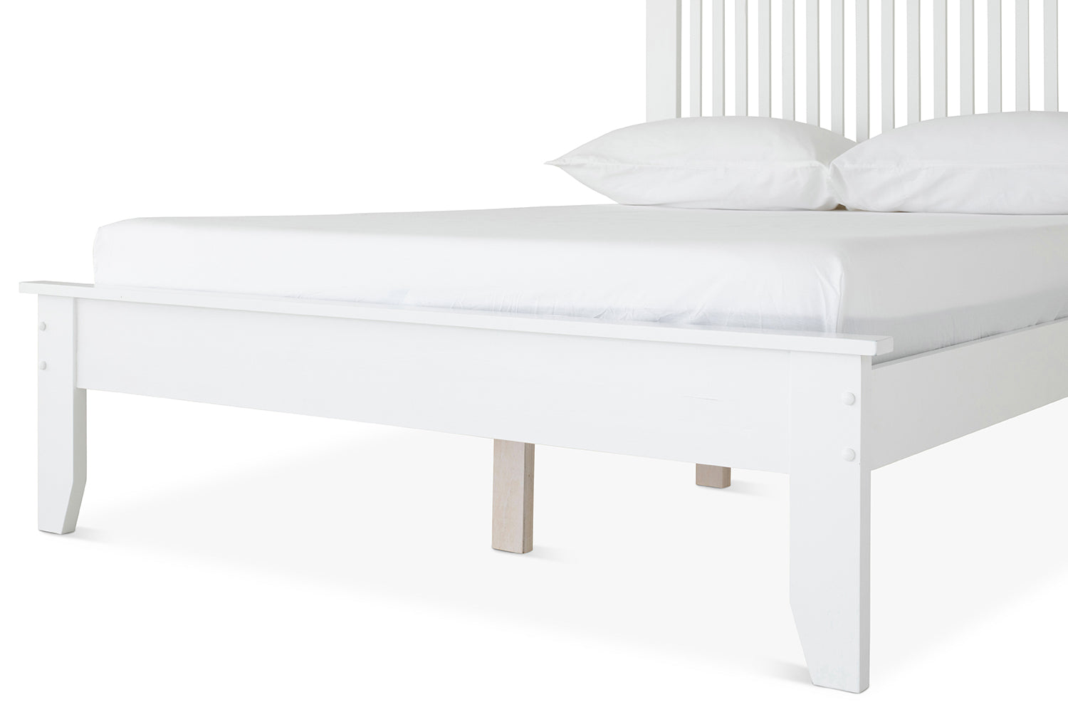 Ezra Bed Frame | Double | 4ft6 | White-6