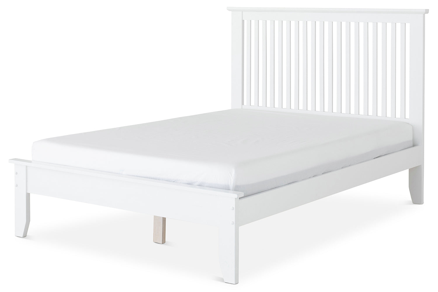 Ezra Bed Frame | Double | 4ft6 | White-4