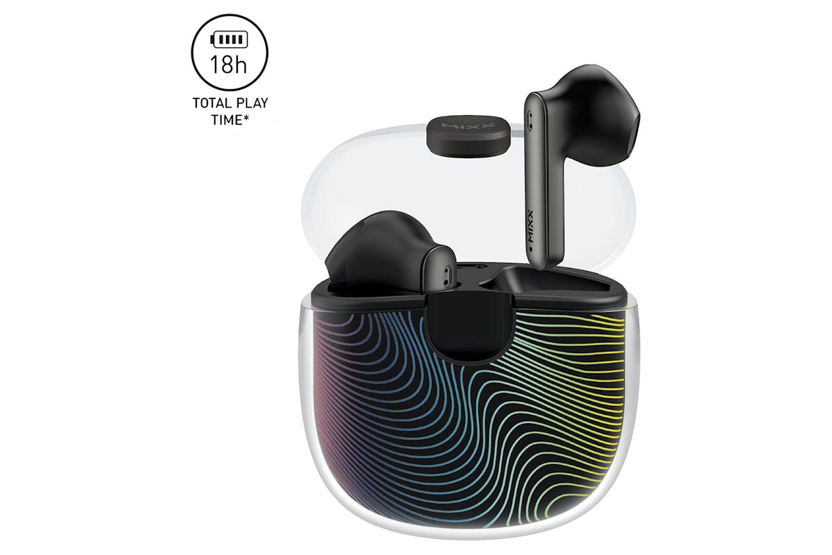 Mixx Streambuds Colourchroma 2 Wireless Earbuds | Black-3