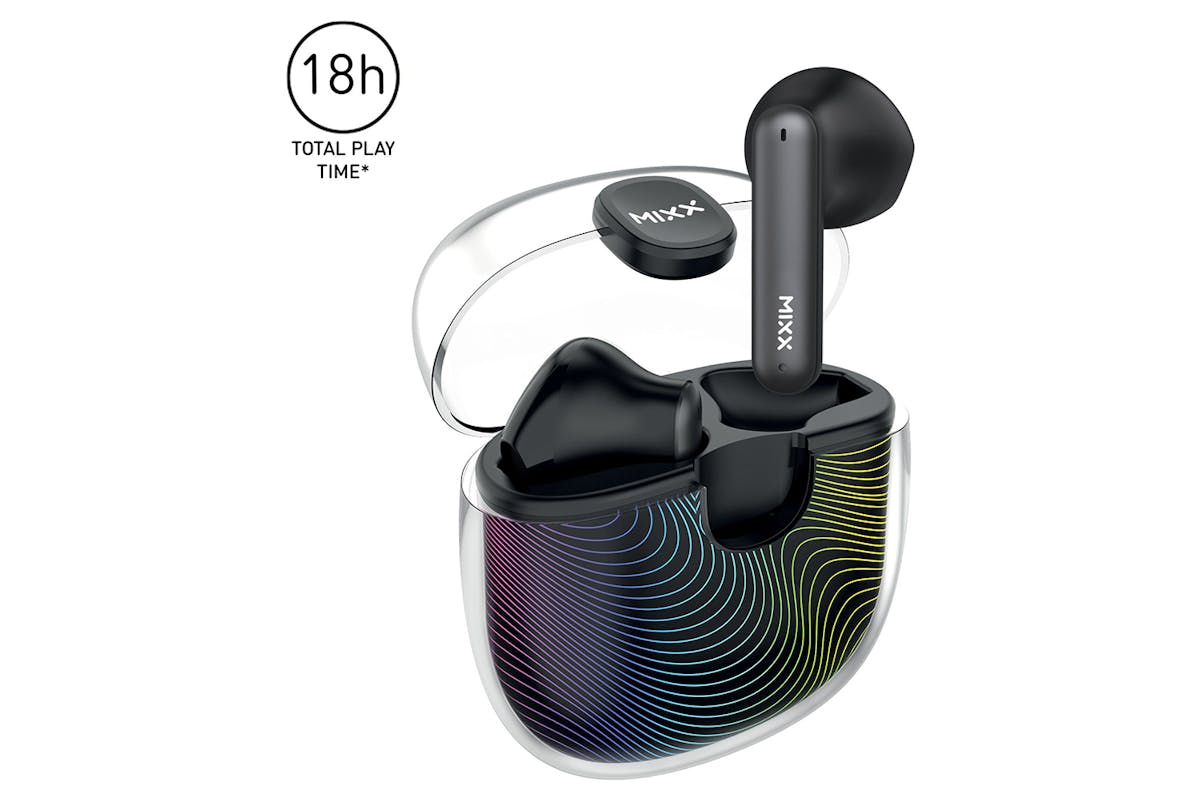 Mixx Streambuds Colourchroma 2 Wireless Earbuds | Black-4