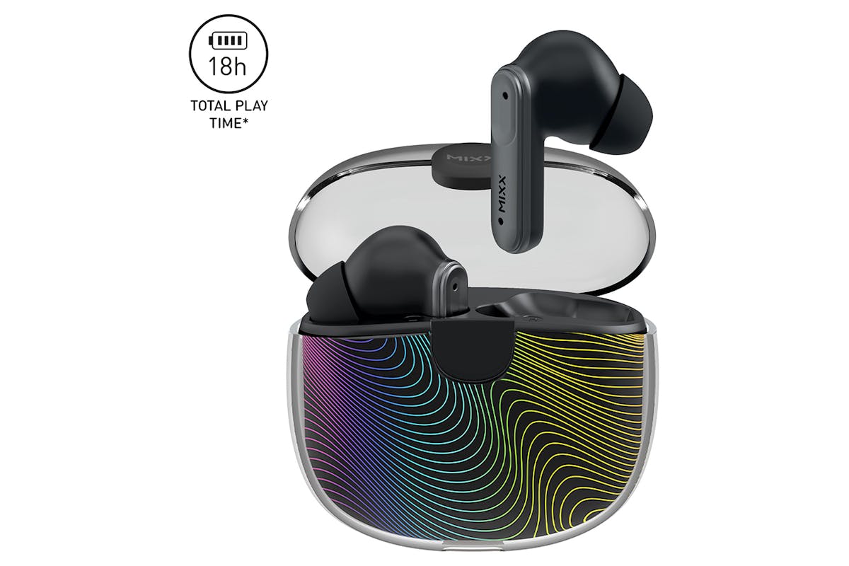 Mixx Streambuds Colourchroma 3 Wireless Earbuds | Black-4