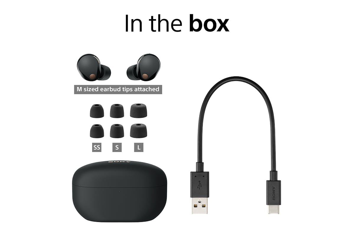 Sony WF-1000XM5 Wireless Noise Cancelling Earbuds | Black-3