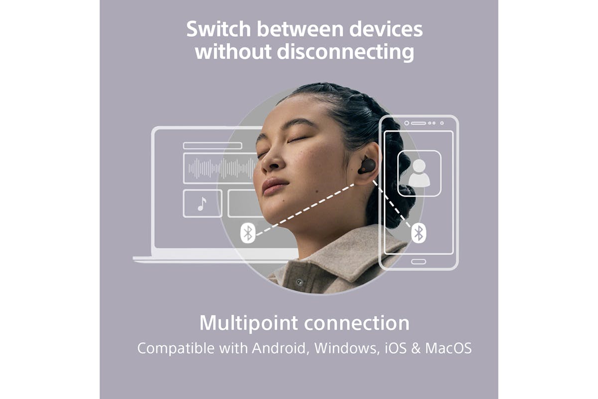 Sony WF-1000XM5 Wireless Noise Cancelling Earbuds | Black-10
