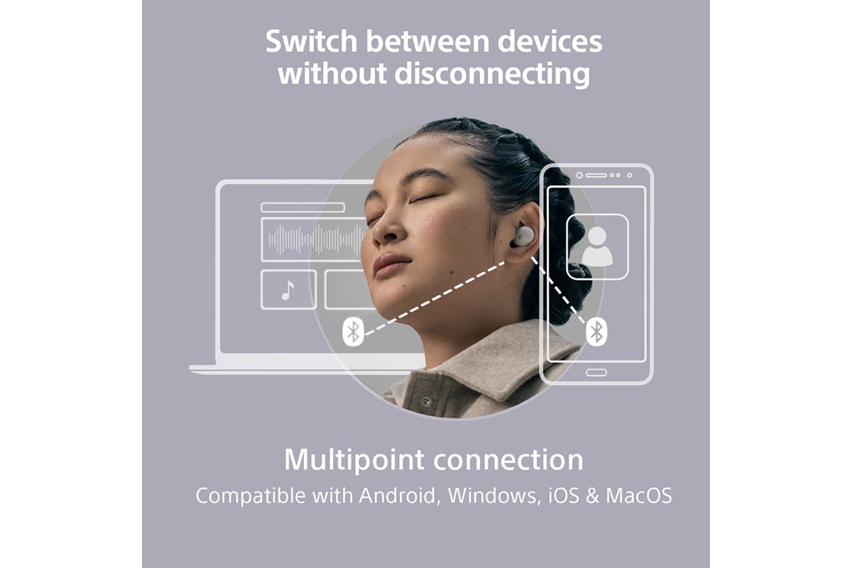 Sony WF-1000XM5 Wireless Noise Cancelling Earbuds | Silver-10