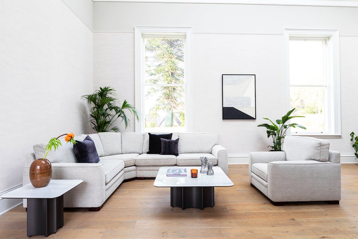 Eden Corner Sofa | White-2