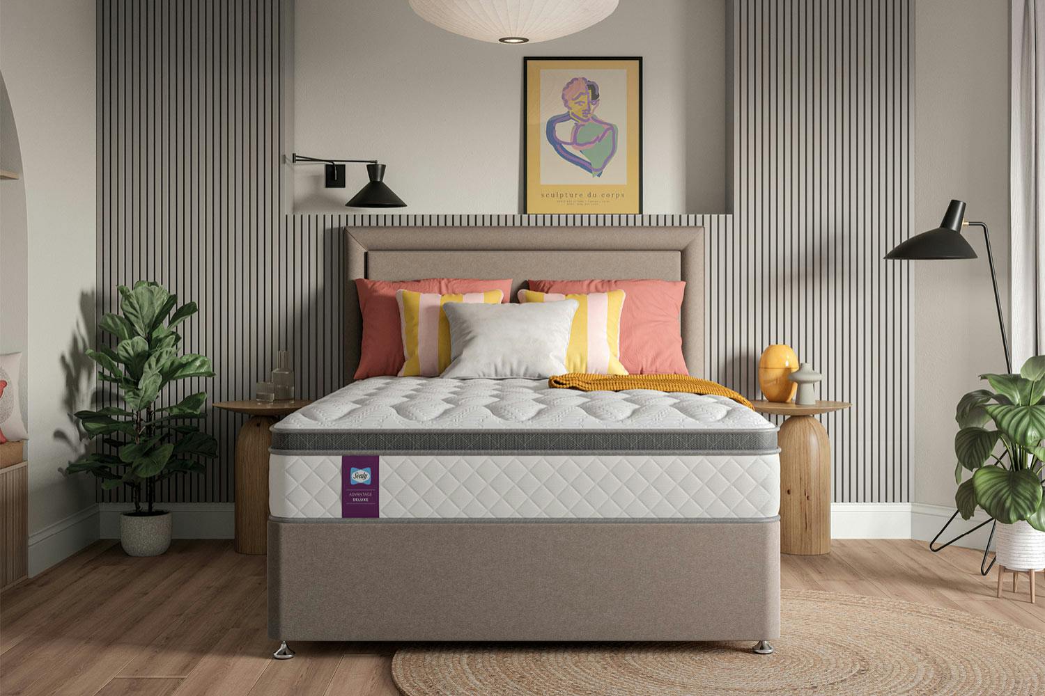 Sealy | Elswick Advantage Deluxe Memory Mattress | Double | 4ft-2