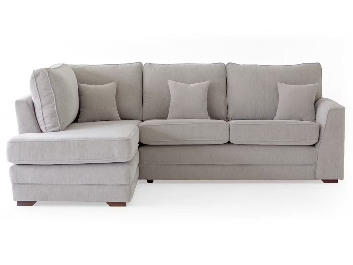 Emma Chaise Sofa | Fabric | Grey