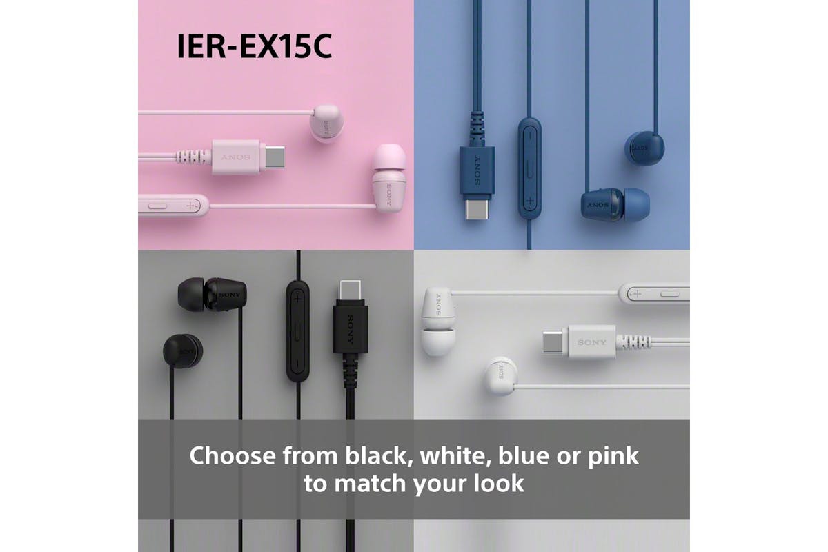 Sony USB C Wired Earbuds | IEREX15CW.CE7 | White-7
