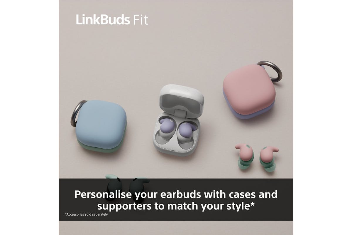 Sony LinkBuds Fit Series In-Ear Wireless Noise Cancelling Headphones | Black-9