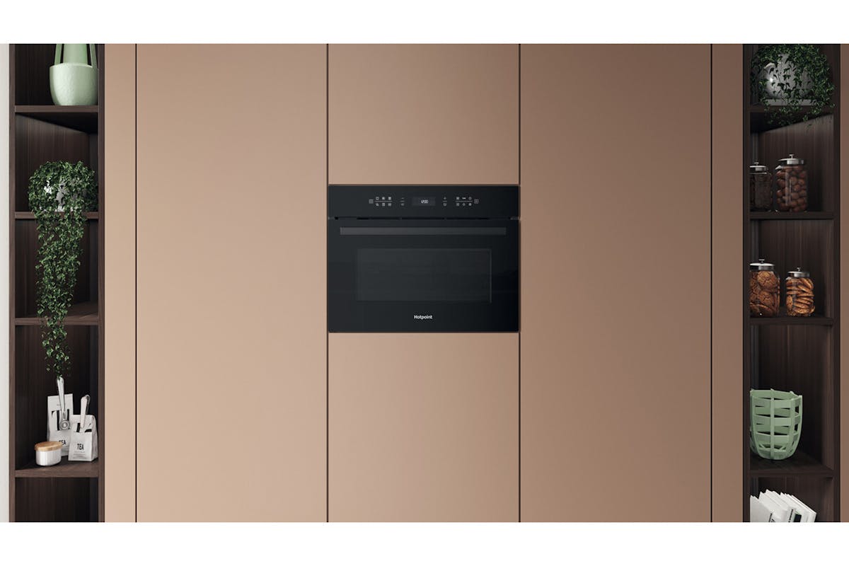 Hotpoint 52L 950W Built-in Combination Microwave Oven | HCW7O7HTSBUK | Black-2