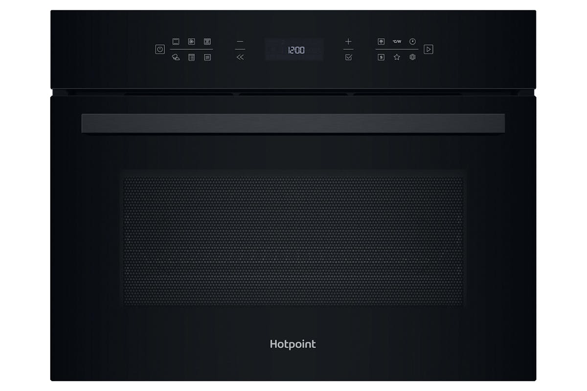 Hotpoint 52L 950W Built-in Combination Microwave Oven | HCW7O7HTSBUK | Black