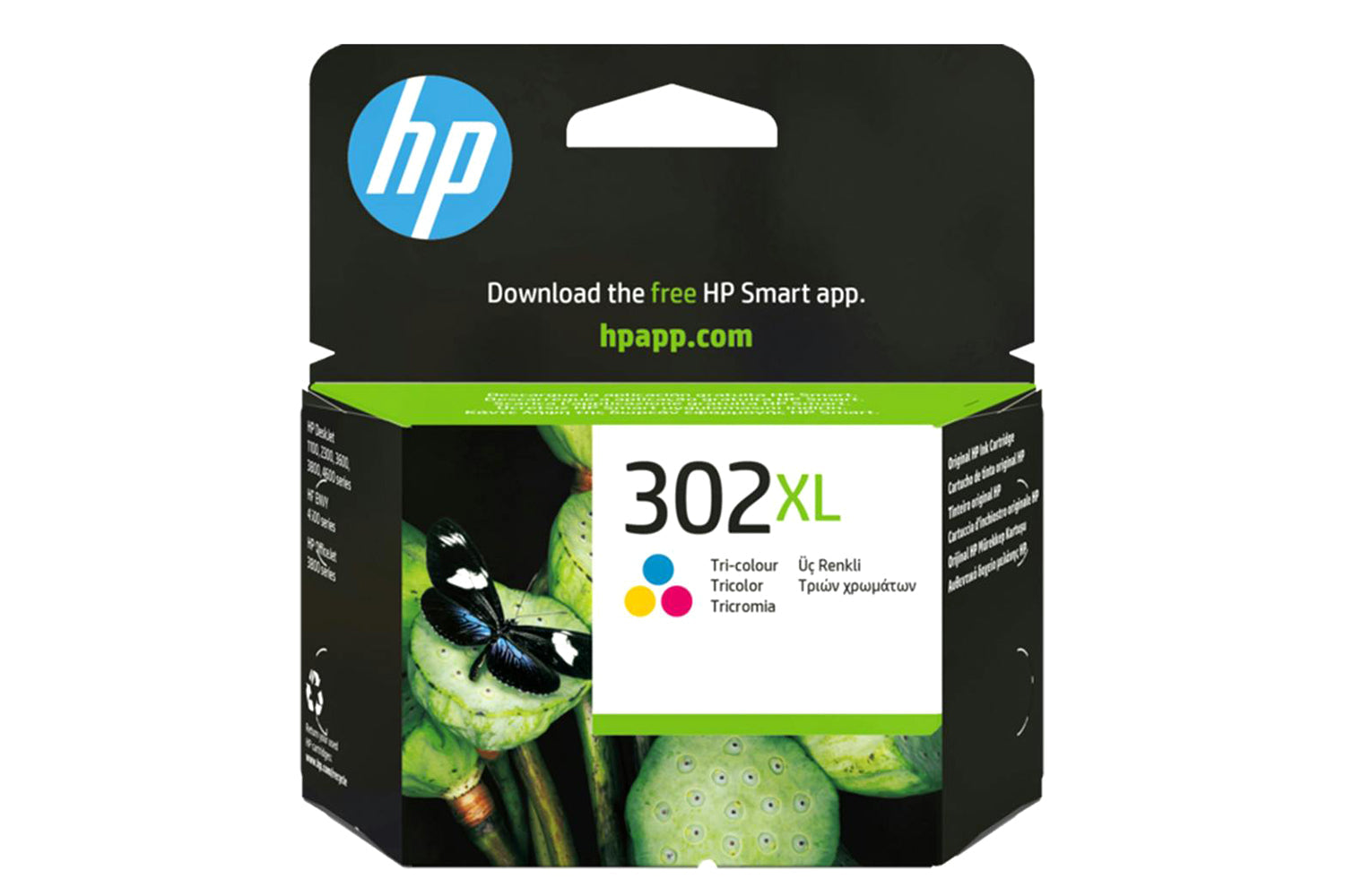 HP 302XL High Yield Original Ink Cartridge | Tri-colour