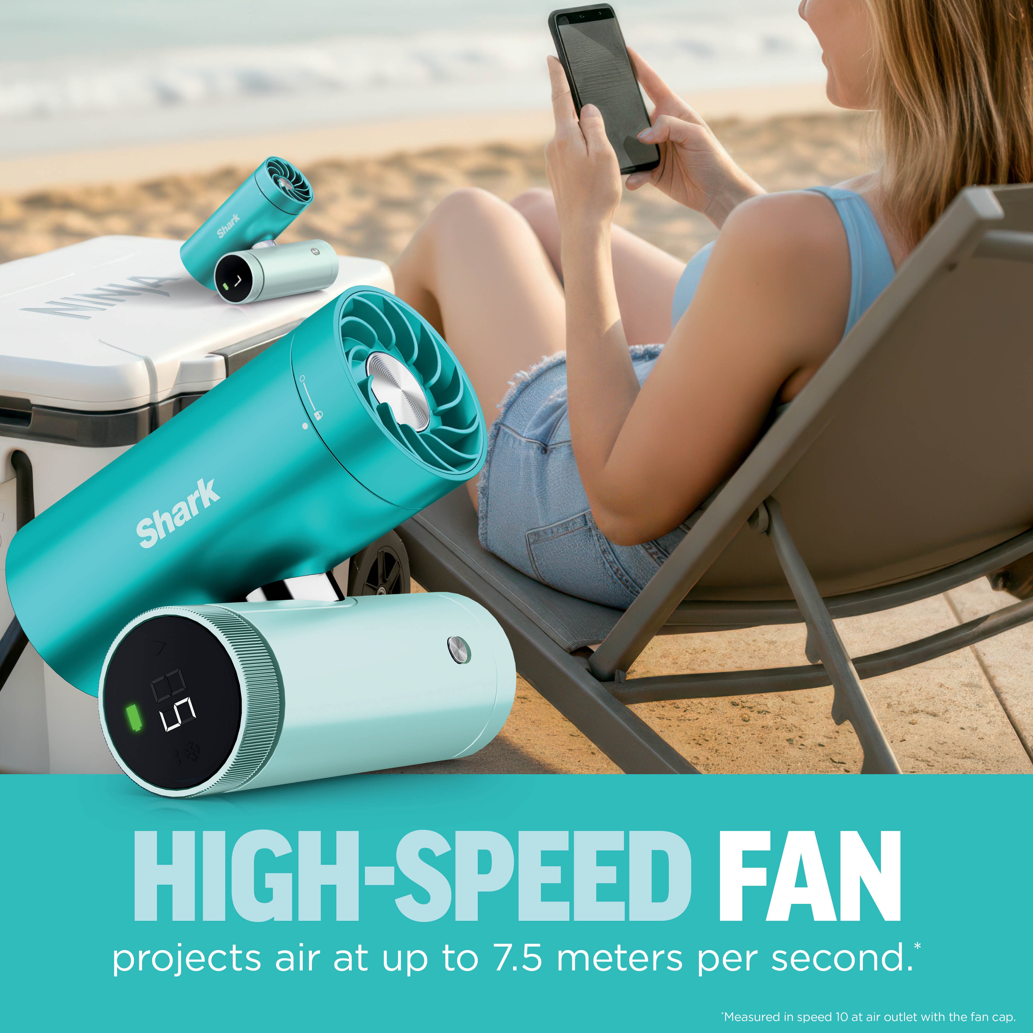 Shark ChillPill 3-in-1 Fan with Mist & InstaChill System | FA022UKBL-2