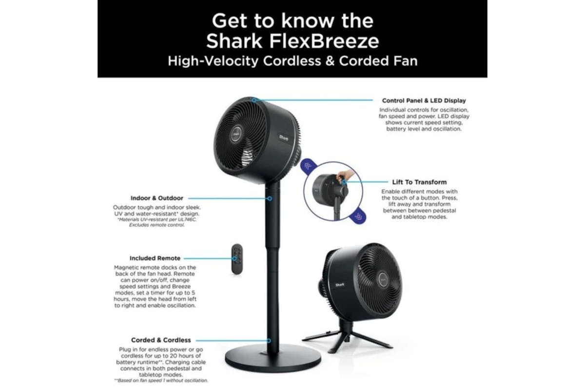 Shark FlexBreeze Hybrid Fan | FA220UK-13