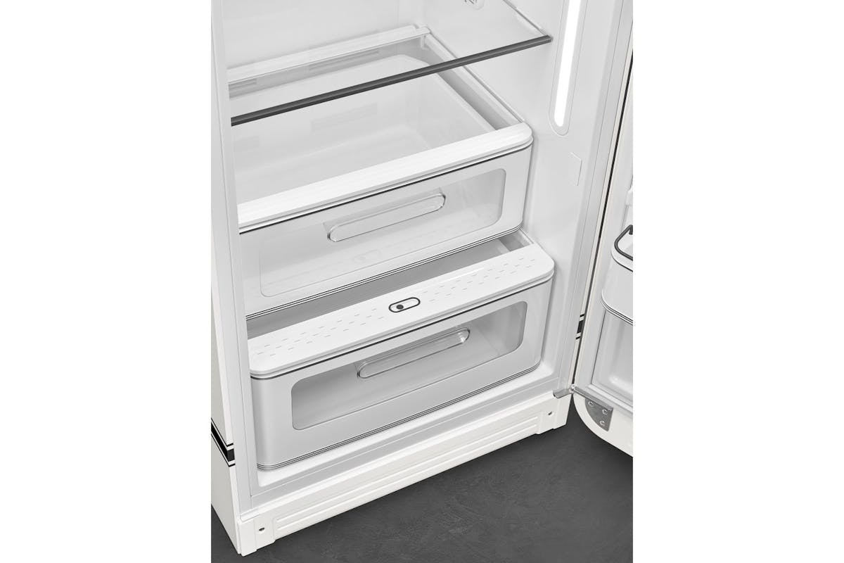 Smeg 50's Style Porsche Freestanding Fridge | FAB28RDPCW6 | Carrara White-8