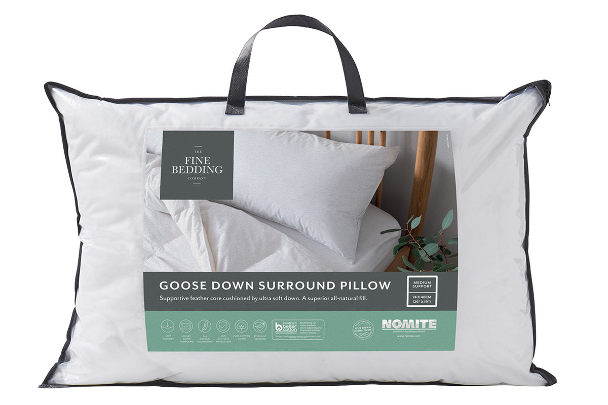 The Fine Bedding Company | Goose Down Surround Pillow