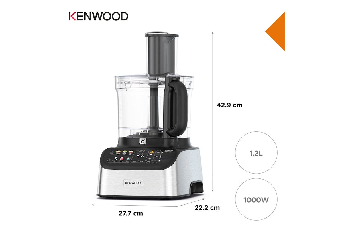 Kenwood MultiPro OneTouch Food Processor & Blender | FDM73.850SS | Black/Brushed Stainless Steel-5