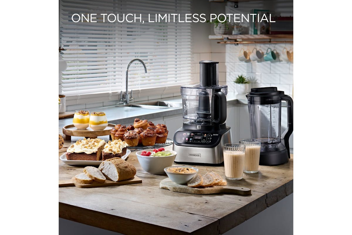 Kenwood MultiPro OneTouch Food Processor & Blender | FDM73.850SS | Black/Brushed Stainless Steel-8