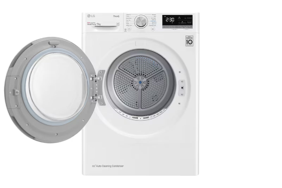 LG Series 4 9kg Dual Inverter Heat Pump Tumble Dryer | FDV709W-3