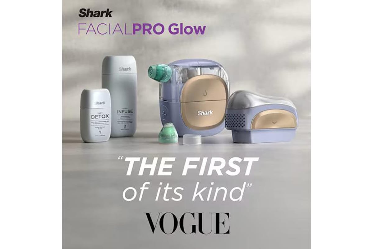 Shark FacialPro Glow Glow-Boosting At-Home Facial System | Spa Purple-2