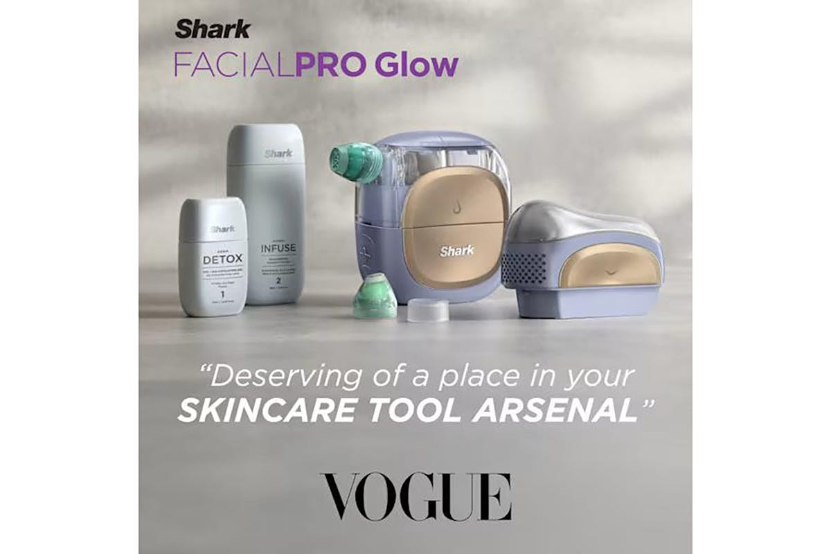 Shark FacialPro Glow Glow-Boosting At-Home Facial System | Spa Purple-9