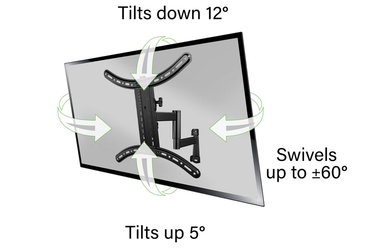 Sanus Full Motion TV Mount for 32"-55" TV’s | FMF418KIT-5