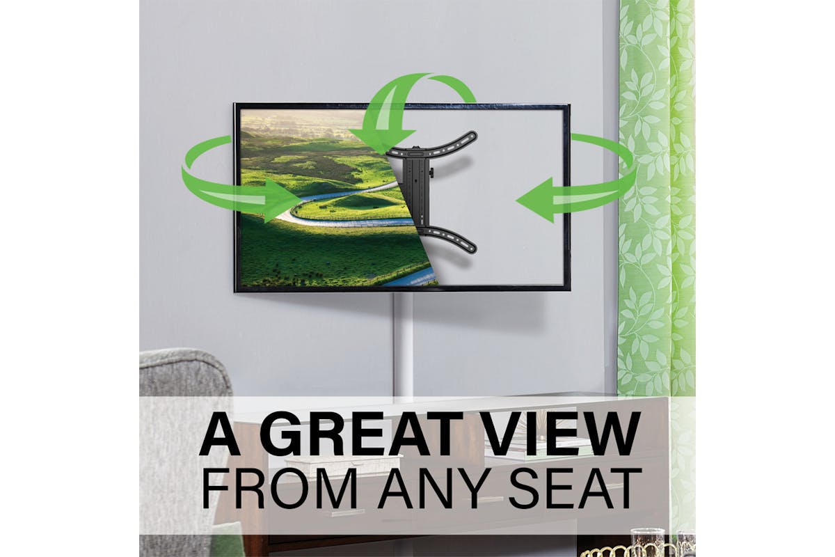 Sanus Full Motion TV Mount for 32"-55" TV’s | FMF418KIT-3