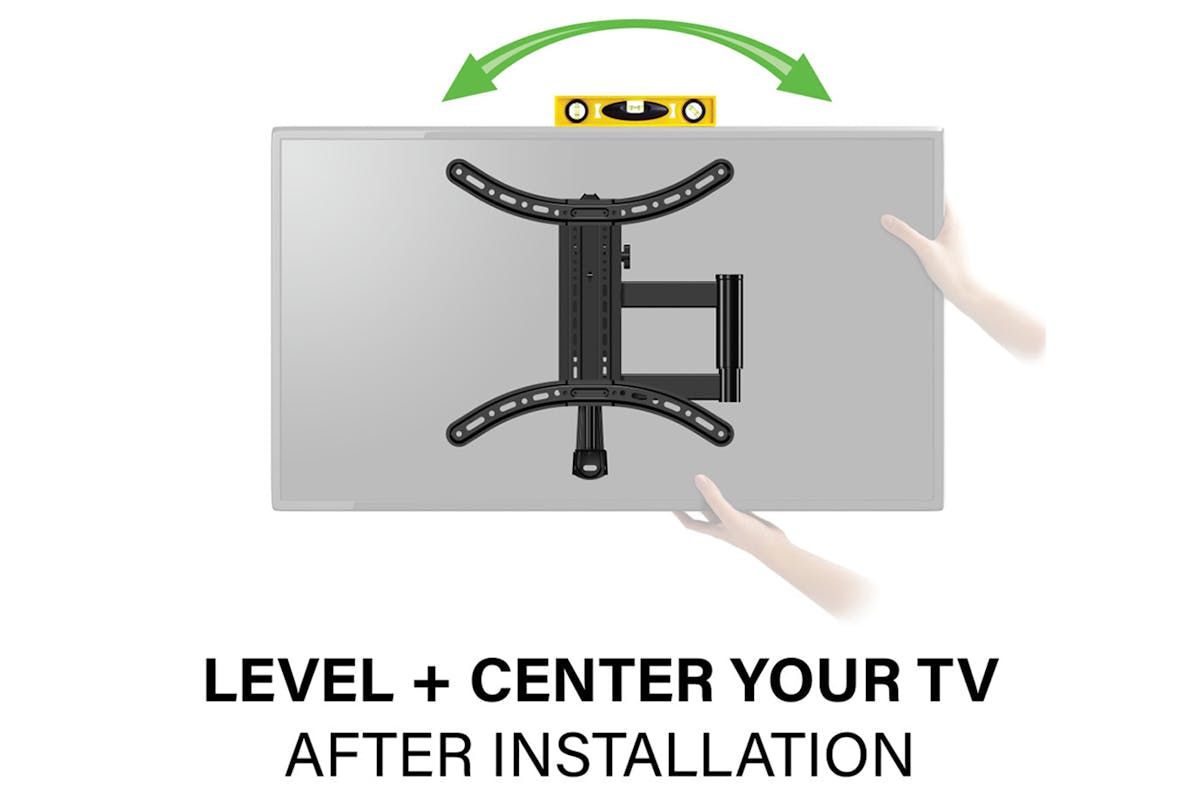 Sanus Full Motion TV Mount for 32"-55" TV’s | FMF418KIT-7