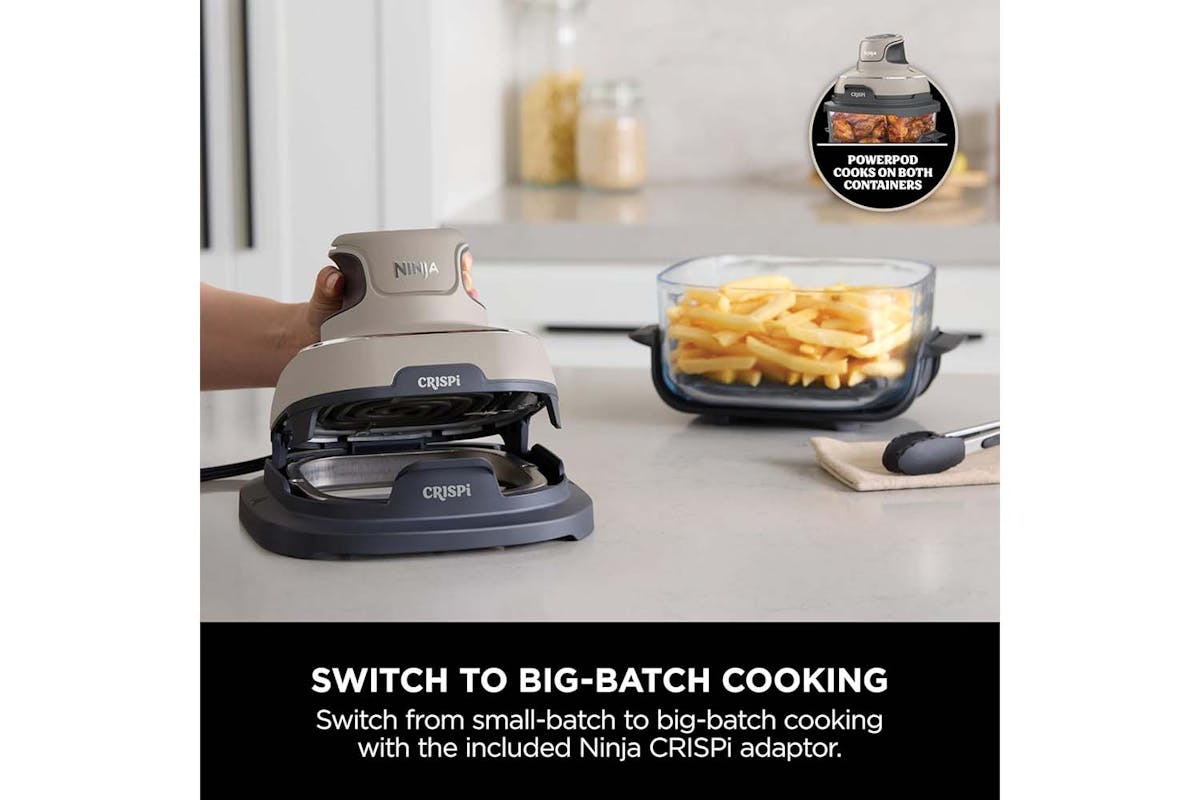 Ninja Crispi 4-in-1 Portable Glass Air Fryer | FN101UKST | Stone-10