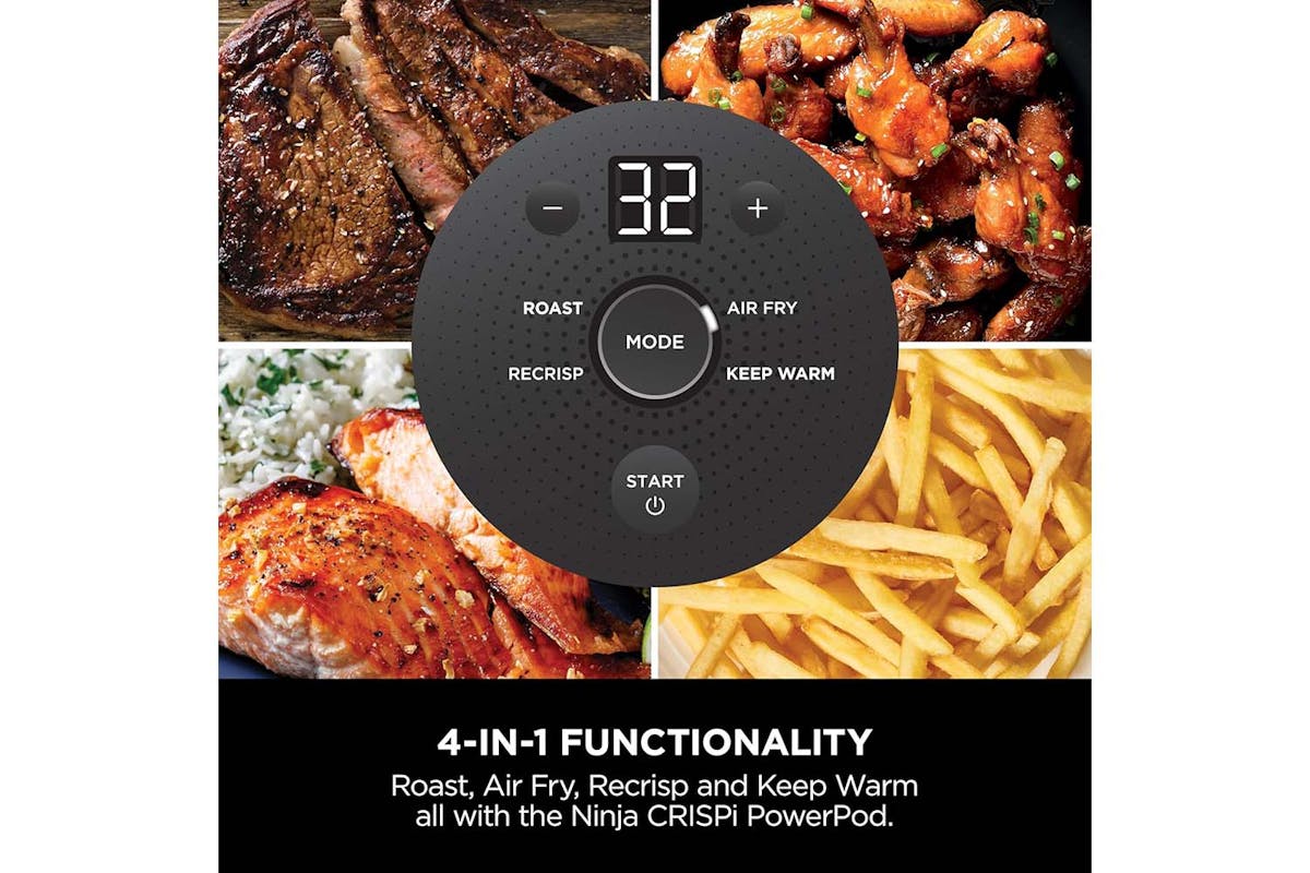 Ninja Crispi 4-in-1 Portable Glass Air Fryer | FN101UKST | Stone-15