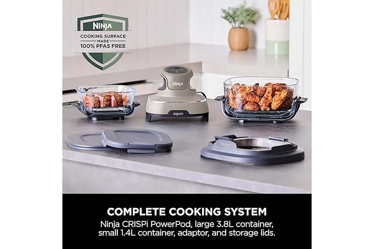 Ninja Crispi 4-in-1 Portable Glass Air Fryer | FN101UKST | Stone-3