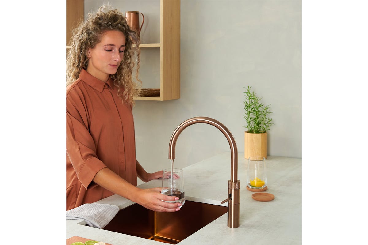 Quooker Fusion Round Tap | Rose Copper | FNRRCO-2